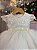 Vestido Infantil Bebe Off Batizado Ana Leticia - Imagem 4