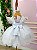 Vestido Infantil Bebe Branco Batizado Ana Carolina - Imagem 5