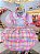 Conjunto Infantil Junino Camisa e Salopete Xadrez Rosa - Imagem 10