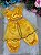 Fantasia Infantil Princesa Jasmine Amarelo Bebe Odalisca - Imagem 1