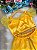 Fantasia Infantil Princesa Jasmine Amarelo Bebe Odalisca - Imagem 4