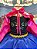 Fantasia Infantil Princesas Anna Frozen Capa Luxo Festas - Imagem 4