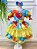 Vestido Infantil Junino Arraiá Festa Capira Xadrez Colorido - Imagem 1