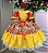 Vestido Infantil Junino Quermesse de Luxo + Saiote - Imagem 1