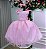 Vestido Infantil Rosa Bebe Festa Princesas Mariely - Imagem 8