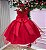 Vestido Infantil Vermelho Festa Princesas Mariely - Imagem 6