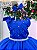 Vestido Infantil Azul Royal Festa Princesa Mariely - Imagem 6