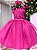 Vestido Infantil Pink Festa Princesas Mariely - Imagem 2