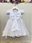 Vestido Infantil Branco Luxo com Pérolas Daminhas Festas - Imagem 5