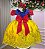Vestido Marie Temático Realeza Branca De Neve - Imagem 6