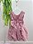 Vestido Infantil Rose Saia Babados e Glitter Daminha - Imagem 1