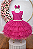 Vestido Infantil Pink Saia Babados e Glitter Festas - Imagem 6