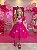 Vestido Barbie Luxinho Pink Com led - Imagem 4
