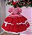 Vestido Infantil Junino Luxo Vermelho Festa Junina - Imagem 2