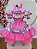 Vestido Junino Bebê Arraiá Festa Rosa Colorido Florzinhas - Imagem 2