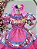 Vestido Junino Bebê Arraiá Festa Rosa Colorido Florzinhas - Imagem 3