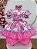 Vestido Junino Bebê Arraiá Festa Rosa Colorido Florzinhas - Imagem 4
