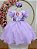 Vestido Infantil Lilás da Princesa Sofia Saia com Glitter e Led Festas - Imagem 2