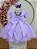 Vestido Infantil Lilás da Princesa Sofia Saia com Glitter e Led Festas - Imagem 4