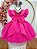 Vestido Infantil Pink da Minnie Saia Glitter e Led Festas - Imagem 4