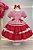 Vestido Infantil Junino Caipira Arraiá Vermelho Xadrez Laços - Imagem 7