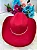 Chapeu Chapéu Boiadeira Rosa, Preto ou Vermelho - Imagem 6