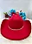 Chapeu Chapéu Boiadeira Rosa, Preto ou Vermelho - Imagem 3