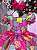 Vestido Infantil Junino Colorido Pink Quadrilha Festa Junina - Imagem 7