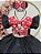Vestido Infantil Preto da Minnie Saia com Glitter e Led Festas - Imagem 2