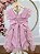 Vestido Infantil Rose Saia com Babados e Glitter Daminhas - Imagem 4