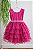 Vestido Infantil Pink Saia Babados e Glitter Festas - Imagem 4