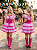 Vestido Adulto Junino Arraiá Caipira Xadrez Pink Festas - Imagem 1
