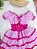 Vestido Adulto Junino Arraiá Caipira Xadrez Pink Festas - Imagem 5