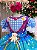 Vestido Junino Luxo Ursinho Quermesse Azul - Imagem 8