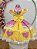 Vestido Infantil Junino Arraiá Amarelo Colorido Luxo Festas - Imagem 6