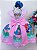 Vestido Infantil Galinha Pintadinha Rosa Luxo - Imagem 3