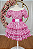Vestido Adulto Junino Arraiá Festas Pink Xadrez - Imagem 1