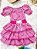Vestido Adulto Junino Arraiá Festas Pink Xadrez - Imagem 4