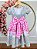 Vestido Infantil Junino Caipira Verde Florido Xadrez Luxo - Imagem 5