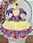 Vestido Infantil Junino Caipira Xadrez Colorido Coração Luxo - Imagem 1