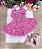Conjunto Junino Infantil Luxo Charme do Arraiá Rosa - Imagem 6