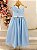 Vestido Infantil Longo Azul Luxo Formaturas Daminhas - Imagem 10