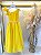 Vestido Infantil Longo Amarelo Luxo Daminhas Formaturas - Imagem 4