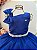 Vestido Infantil Longo Azul Royal Luxo Daminhas Formaturas - Imagem 2