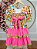 Vestido de Festa Junina Infantil Junino Quadrilha Pink Luxo - Imagem 5