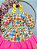 Vestido de Festa Junina Infantil Junino Quadrilha Pink Luxo - Imagem 2