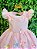 Vestido Bebê Rosa Claro Jardim Encantado Luxo - Imagem 2