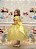 Vestido Infantil Amarelo Renda Dourada Realeza Festas - Imagem 4