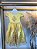 Vestido Infantil Amarelo Renda Dourada Realeza Festas - Imagem 7