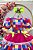 Vestido Infantil Junino Arraiá Pink Colorido Xadrez Laços - Imagem 5